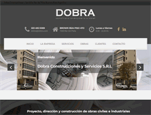 Tablet Screenshot of dobra.com.ar